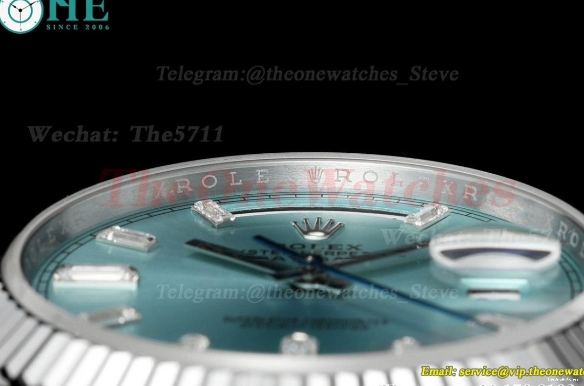 Ice Weight) 40mm NOOB SS A2836(Gain 228236 SS Dia DayDate Blue 0124